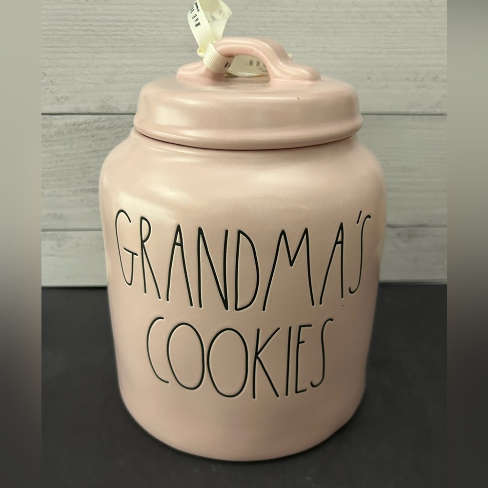 Rae Dunn Pink Grandma’s Cookies Jar